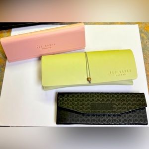 NEW Ted Baker Eyeglass Case Bundle of 3